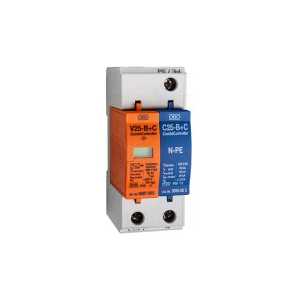 V25-B+C 1+NPE+FS سرج ارستر OBO مدل V25-B+C 1+NPE+FS